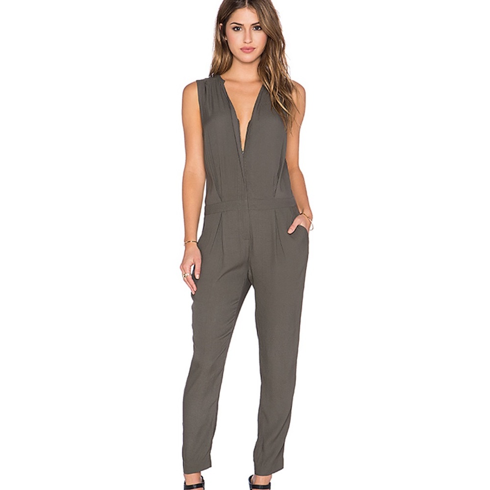 Michael Stars zip front jumpsuit